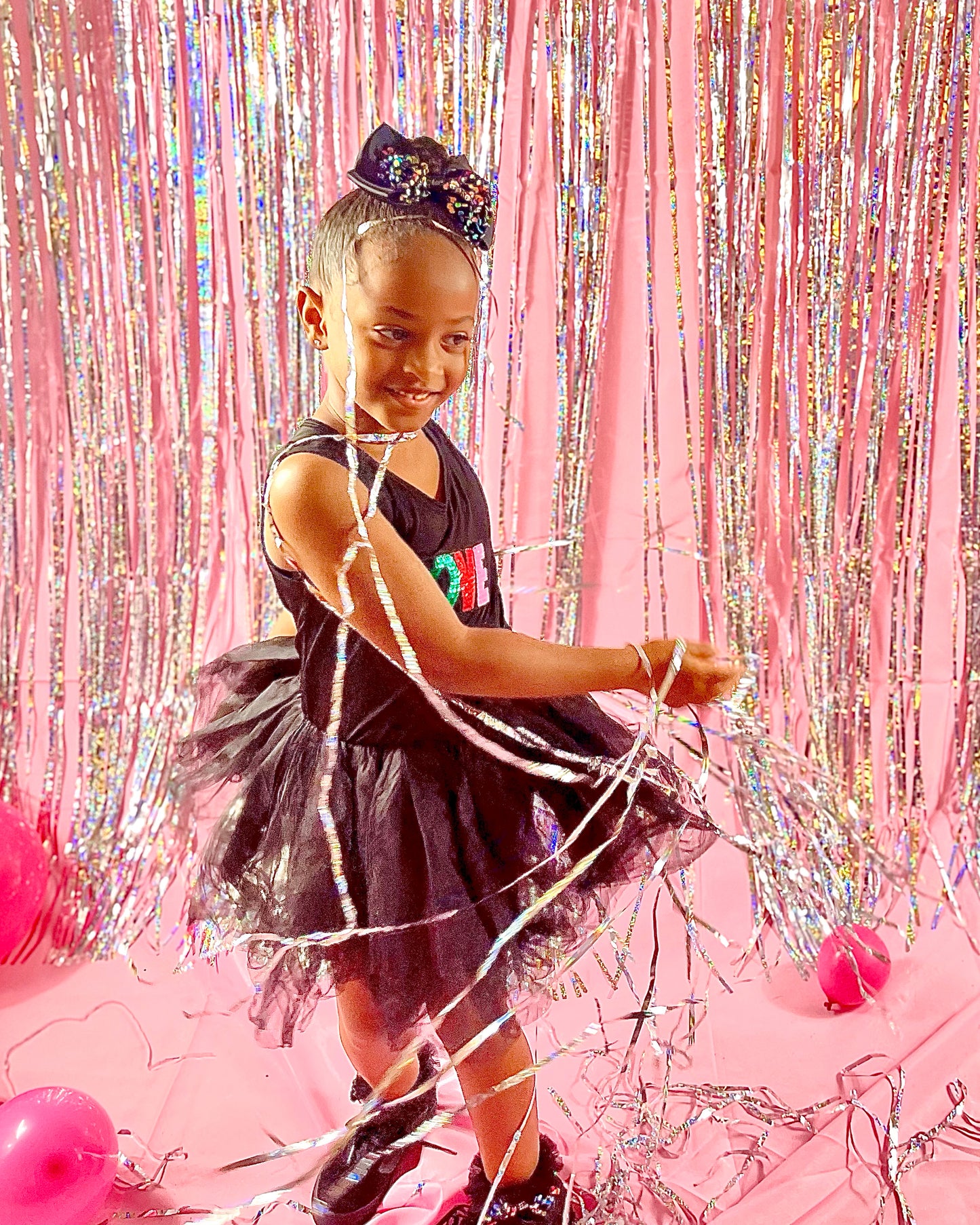 LOVE SEQUIN TUTU DRESS