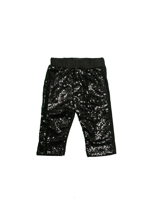 BLACK SEQUIN PANTS