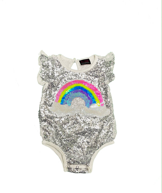 RAINBOW SEQUIN ONESIE